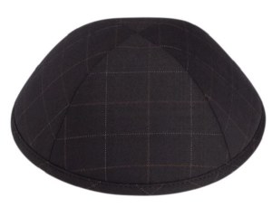 Picture of iKippah Black Checker Size 2